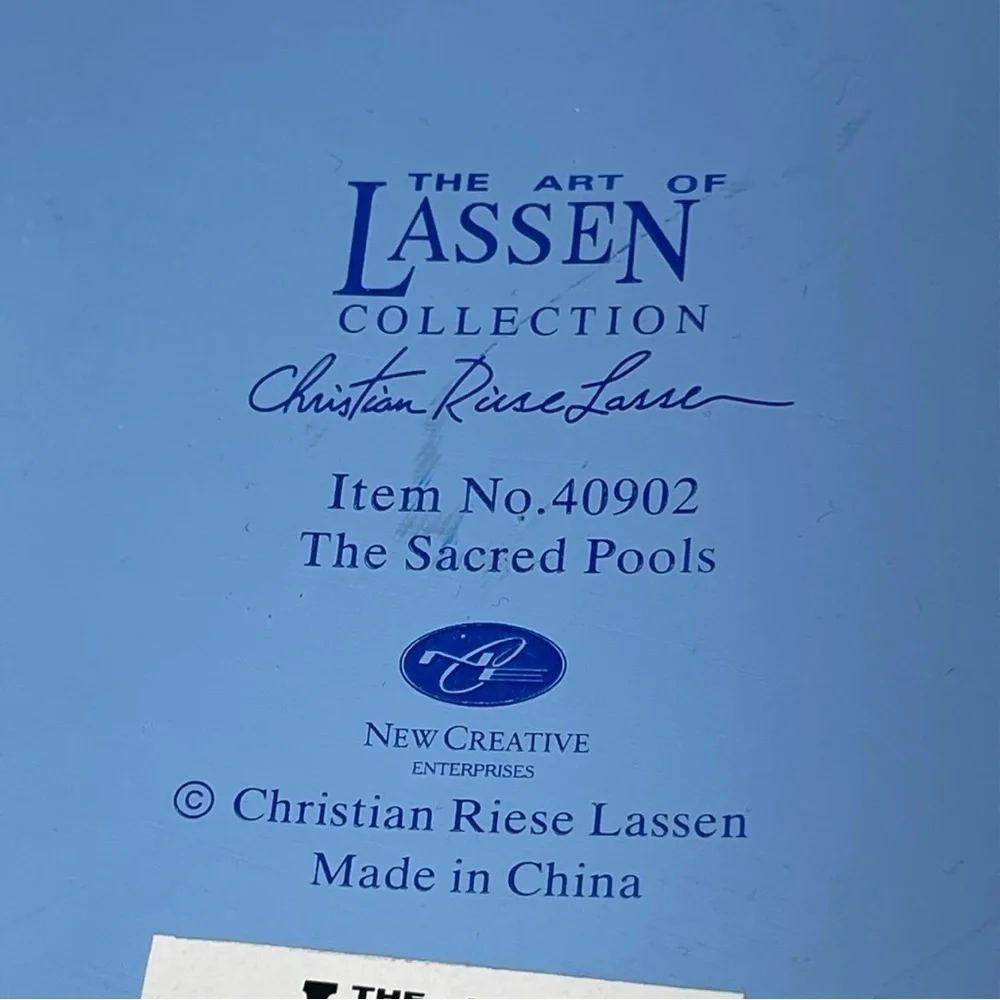 Christian Riese Lassen The Sacred Pools - Stepping Stone 3D Wall Plaque Orcas